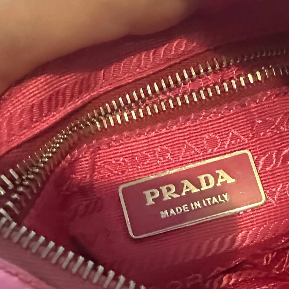 Prada Pink Nylon Shoulder Bag - Picture 4 of 13